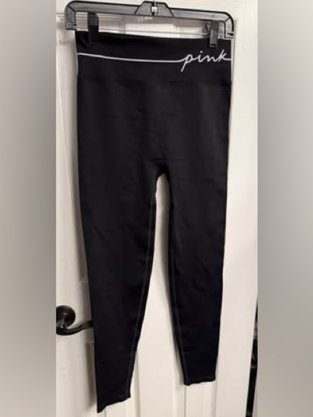 PINK Victoria's Secret Black Leggings size Medium